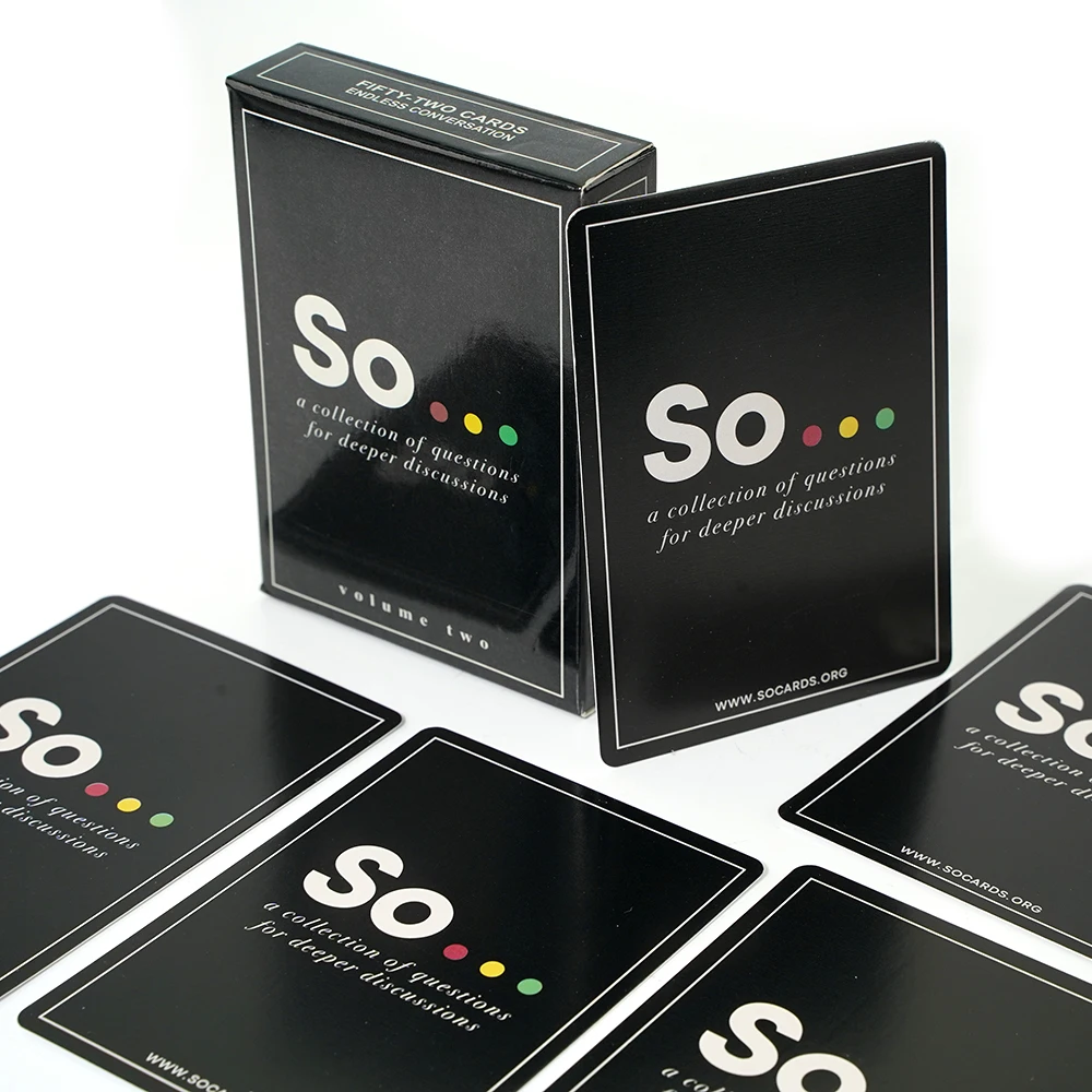 Party Games Questions For Adults - So Cards Conversation Starter - เกมการ์ดคำถามสไตล์พิเศษคุณภาพสูงสำหรับผู้ใหญ่และครอบครัวเกมกระดานพักผ่อนปาร์ตี้