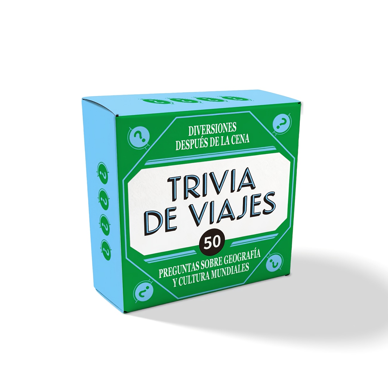 Party Games Questions For Adults - เกมการ์ดคำถามความรู้ภาษาสเปนขนาดมินิ 50 คำถาม ความรู้ภูมิศาสตร์และวัฒนธรรม สนุกสนานสำหรับครอบครัว ปาร์ตี้ยามค่ำคืน