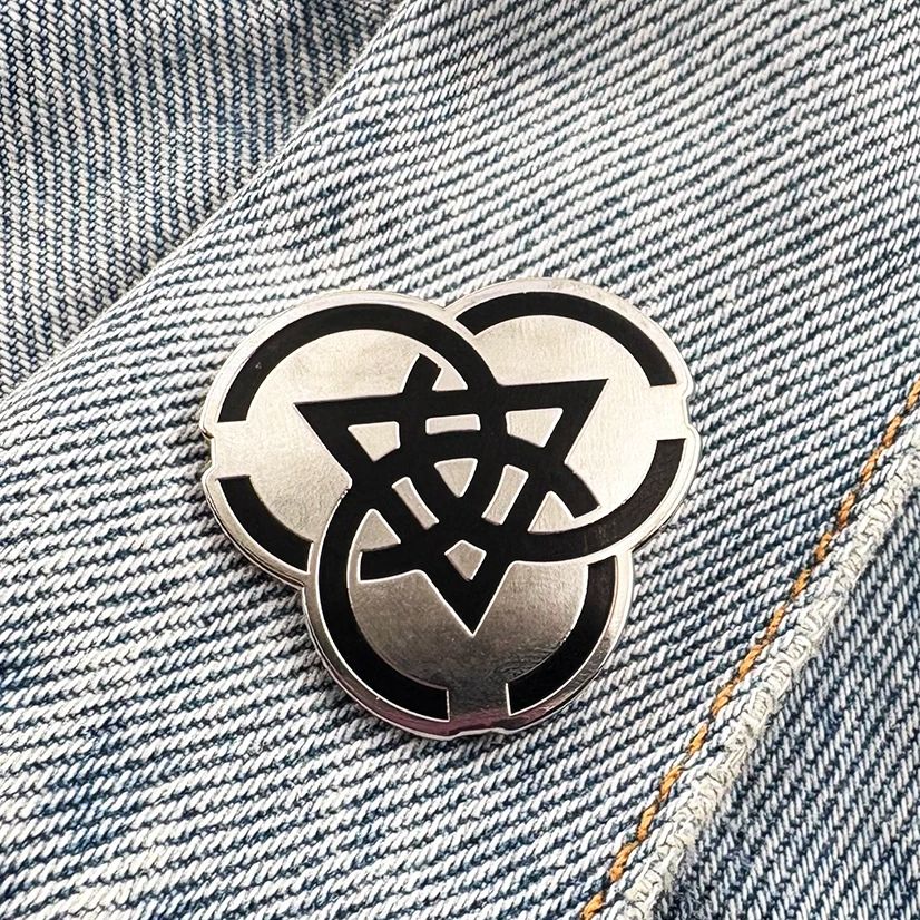 Party Games College - Azure Archives Academy Logo Enamel Pin