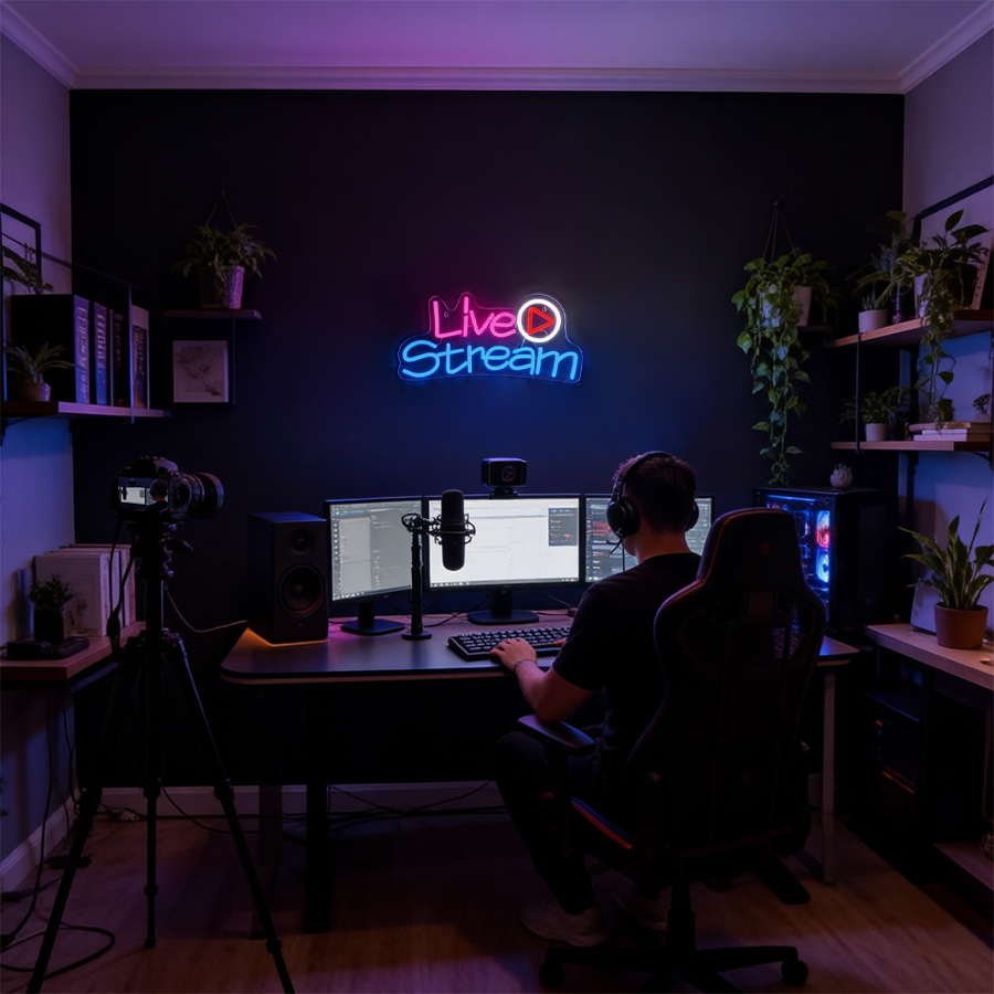 ป้ายไฟนีออน LED สำหรับไลฟ์สตรี - Party Games Stream บทวิจารณ์และราคา